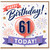 61st Birthday Card, Happy 61st Birthday Card, Birthday Today Card