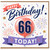 66th Birthday Card, Happy Birthday Today Card