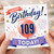 109th Birthday Card, Happy Birthday Balloon Design for Him or Her
