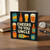 Uncle Birthday Card - Cheers To You Uncle - Beer Bottles and Pints Illustration - Fun Celebration Greeting Card for with Envelope