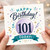 101st Birthday Card