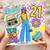 21st Birthday Card, Barbie Style You Go Girl Retro Birthday Card