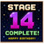 14th Birthday Card, Stage 14 Complete Retro Gaming Birthday Card