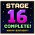 16th Birthday Card, Stage 16 Complete Gamer Birthday Card