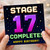 17th Birthday Card, Stage 17 Complete Happy Birthday Retro Gamer Card