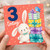 3rd Birthday Card, Cute Bunny and Gifts Card
