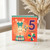 5th Birthday Card, Cute Circus Rabbit Birthday Card