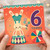 6th Birthday Card, Cute Rabbit Circus Theme