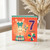 7th Birthday Card, Circus Rabbit Birthday Card