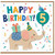 5th Birthday Card, Cute Elephant Birthday Card, Happy 5 Birthday Card