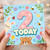 2nd Birthday Card, Cute Bunny and Bear Today Card