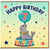 7th Birthday Card, Cute Seal and Balloon Birthday Card