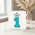 1st Birthday Card, Cute Number One Card, First Birthday Celebration Card