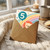 5th Birthday Card, Cute Lion and Rainbow Design