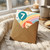 7th Birthday Card, Cute Lion Rainbow Birthday Card