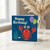 Happy Birthday Lobster Card - Cute Under the Sea Balloons Design - Ocean Animal Birthday Greeting Card