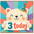 3rd Birthday Card, Cute Bear 3 Today Birthday Card