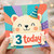 3rd Birthday Card, Cute Bear 3 Today Birthday Card