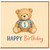 1st Birthday Card, Cute Teddy Bear Happy Birthday Card