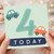 4th Birthday Card, Cars Today Design