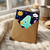 4th Birthday Card, Cute Colourful Number 4 Card
