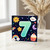 7th Birthday Card, Cute Kawaii Number 7 Design