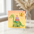 1st Birthday Card, Cute Dinosaur Birthday Card