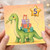 5th Birthday Card, Cute Dinosaur Birthday Card