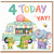 4th Birthday Card, 4 Today YAY Ice Cream Truck and Cute Animals Card