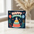 5th Birthday Card, Happy Birthday Cake and Balloons Card