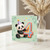 4th Birthday Card, Cute Panda with Party Hat