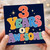 3rd Birthday Card, 3 Years of Awesome Retro Colourful Card