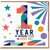 1st Birthday Card, Year of Bringing Color to Every Day Design