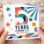 5th Birthday Card, Years of Bringing Color to Every Day, Colourful Celebration Card