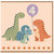 4th Birthday Card, Cute Dinosaur Birthday Card
