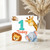 1st Birthday Card, Cute Animal Safari Today Design