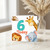 6th Birthday Card, Cute Jungle Animals Today Card