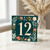 12th Birthday Card, Floral Botanical Number 12 Card
