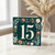 15th Birthday Card, Floral Number 15 Birthday Card