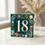 18th Birthday Card, Floral Number 18 Birthday Card