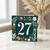 27th Birthday Card, Floral Number 27 Birthday Card