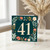 41st Birthday Card, Floral Number 41 Birthday Card