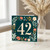 42nd Birthday Card, Botanical Floral Number 42 Card