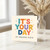 Niece Birthday Card - It's Your Day - My Amazing Niece - Colourful Typography Design - Cute Birthday Card for