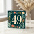 49th Birthday Card, Floral Number 49 Card