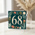 68th Birthday Card, Floral Number 68 Birthday Card