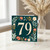 79th Birthday Card, Floral Number 79 Birthday Card