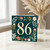 86th Birthday Card, Floral Number 86 Birthday Card