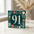 91st Birthday Card, Floral Number 91 Card
