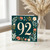 92nd Birthday Card, Floral Number 92 Card
